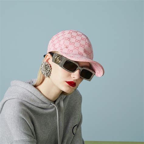 casquette gucci rose|casquette gucci en rose.